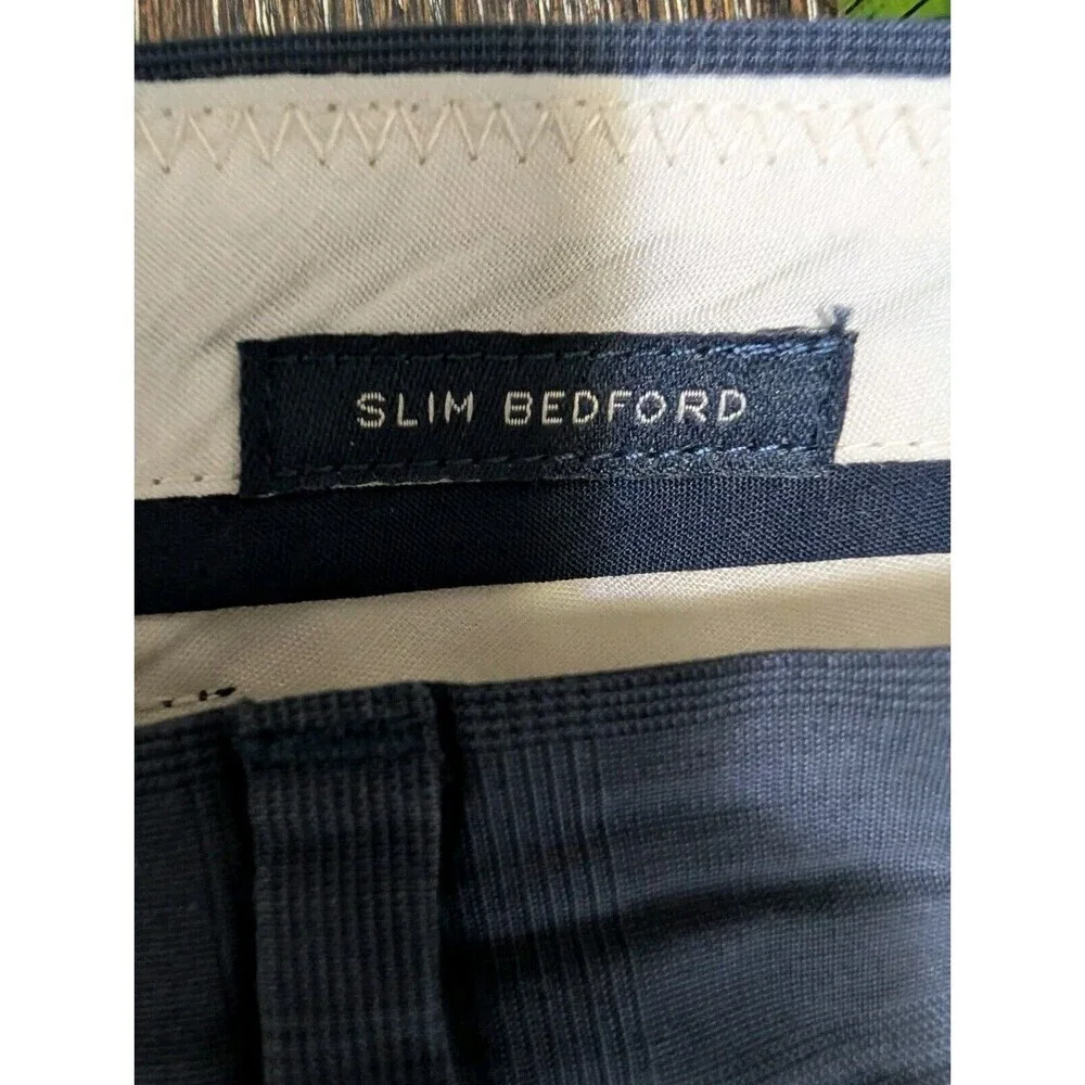 J.Crew Mens 36x30 Bedford Slim Fit Flat Front Cotton Dress‎ Pants Trousers 103